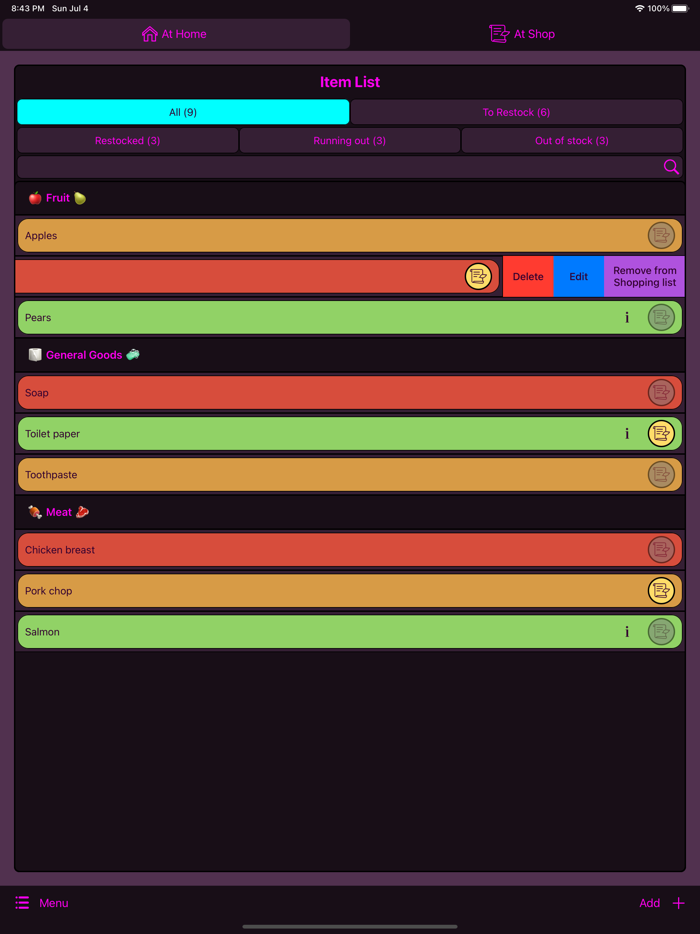 Restock  Shopping Assistant
