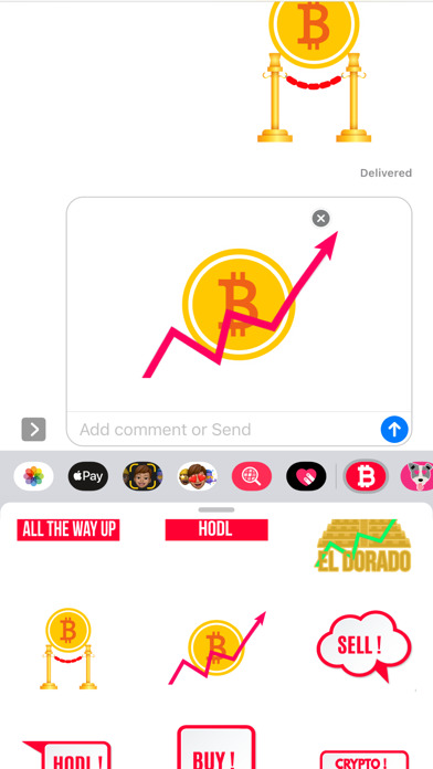 How to cancel & delete Bitcoin Central Crypto Emoji from iphone & ipad 1
