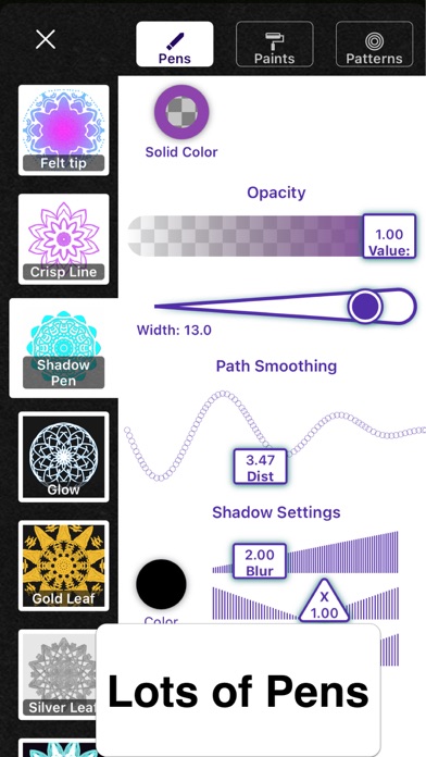 How to cancel & delete Mandala Maker: symmetry doodle from iphone & ipad 3