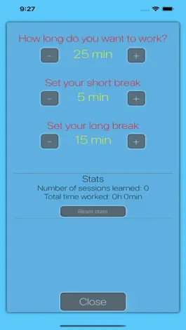 Game screenshot My study timer apk