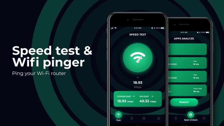 Speed Test & Wifi Pinger screenshot-3