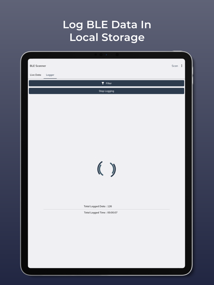 Thingsup BLE Scanner  Logger