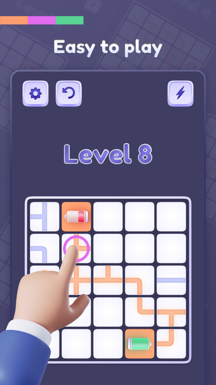 Connect Battery Puzzle Game
