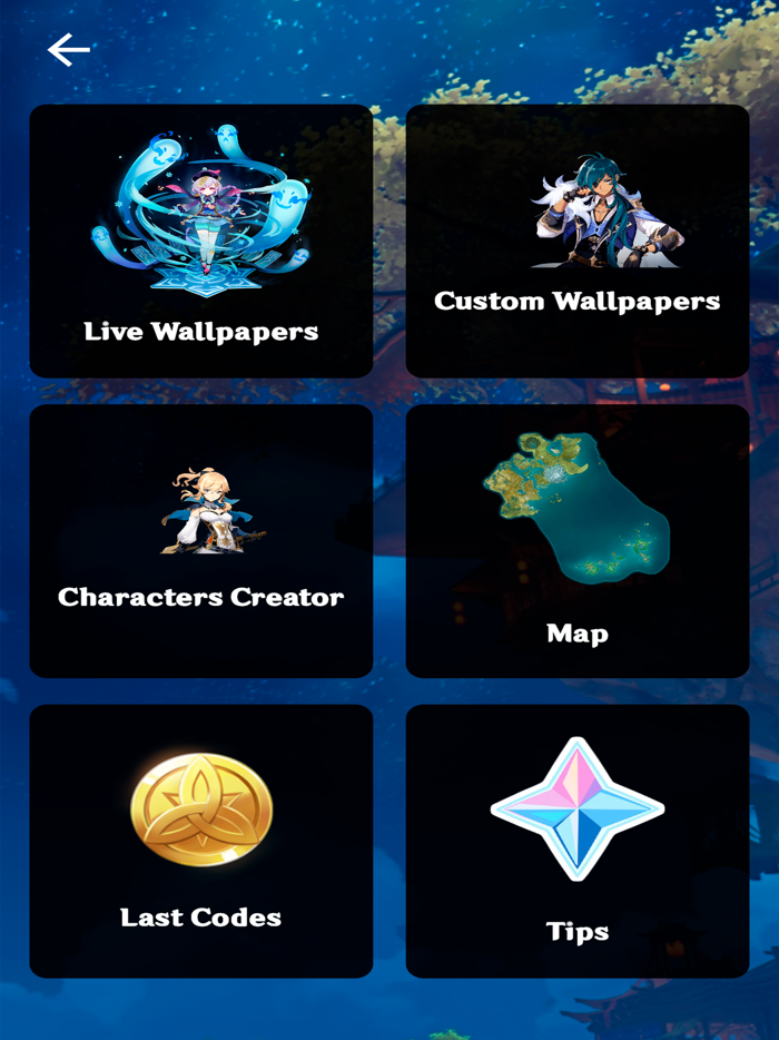 Live Genshin Wallpapers 4K Map