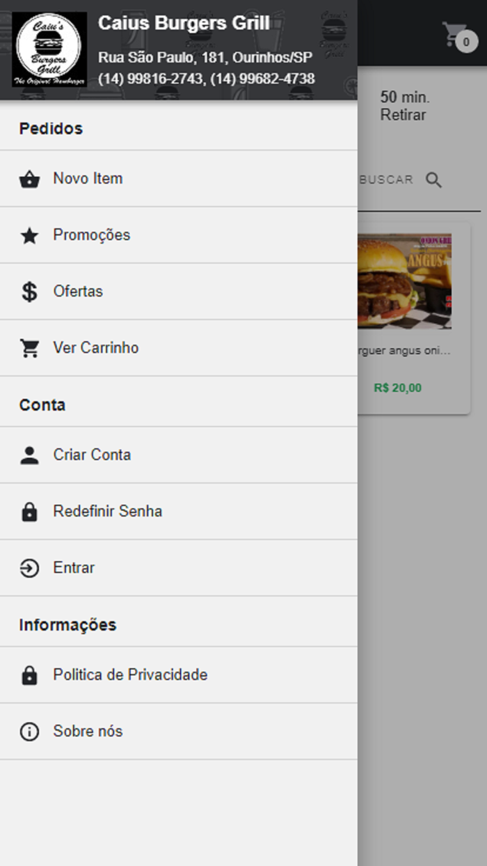 Caius Burgers Ourinhos