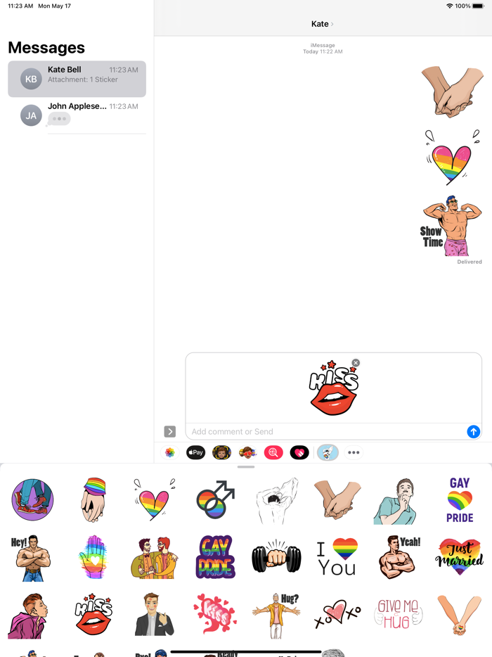 Pride Gay Guy Stickers
