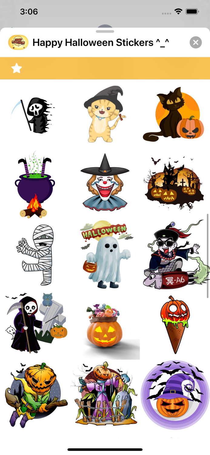 Happy Halloween Stickers