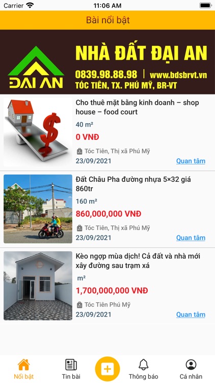 Bất động sản Bà Rịa - Vũng Tàu