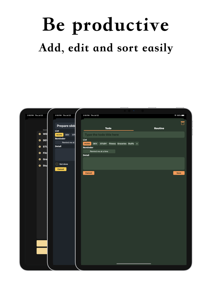 Today Do To-do  Routine