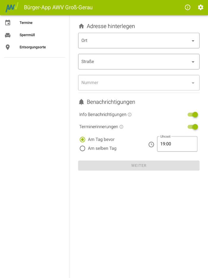 Bürger-App AWV Groß-Gerau