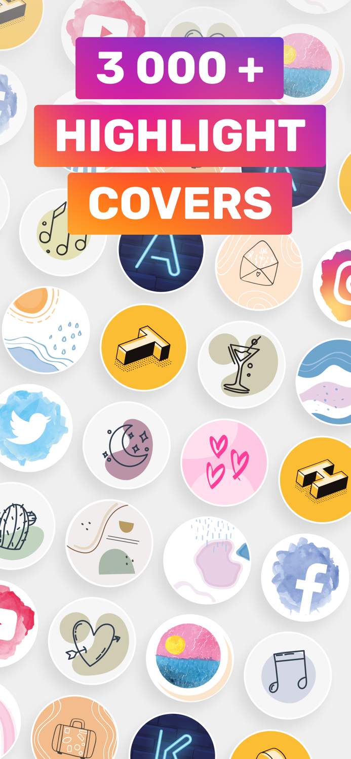 Highlight cover for instagram