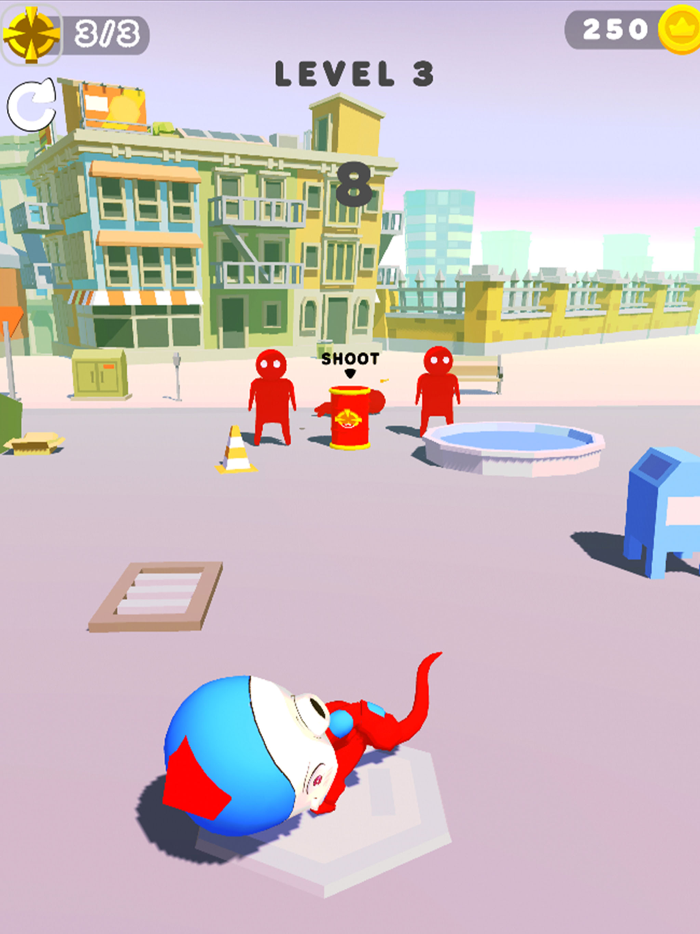 Bullet Arrow man Bender 3D