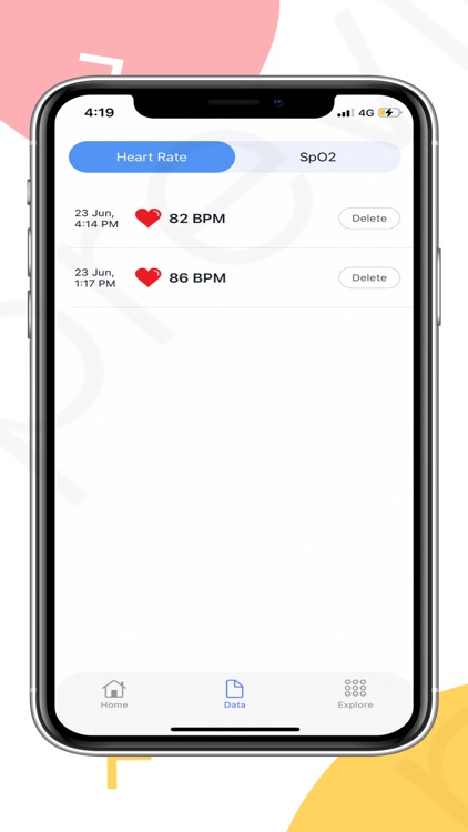 Blood Oxygen Level Monitor App