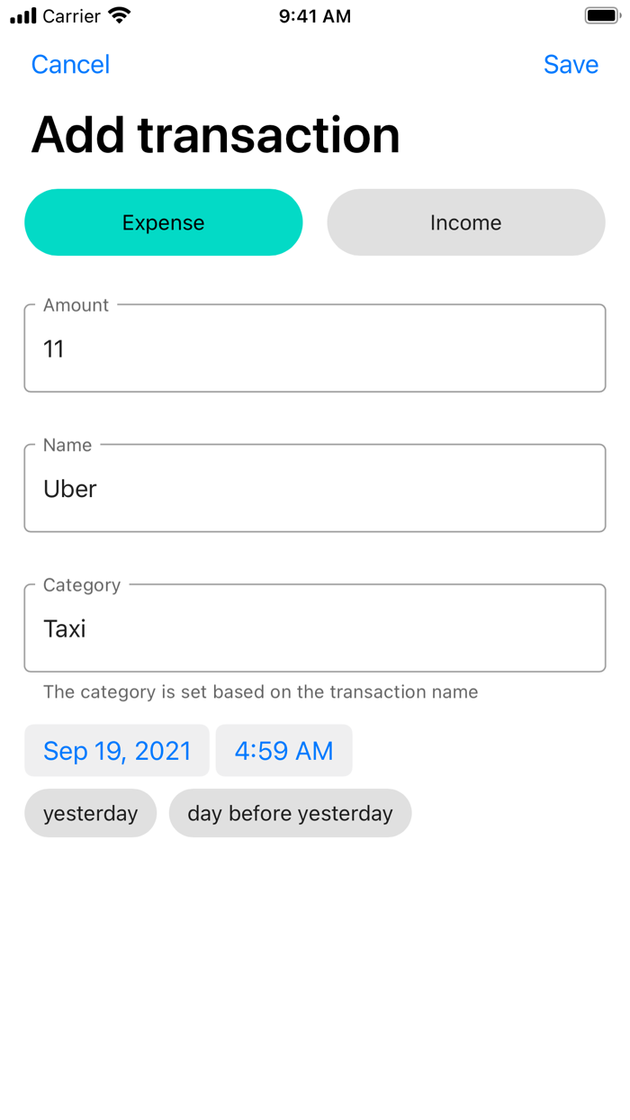 Budget - Control Your Finances