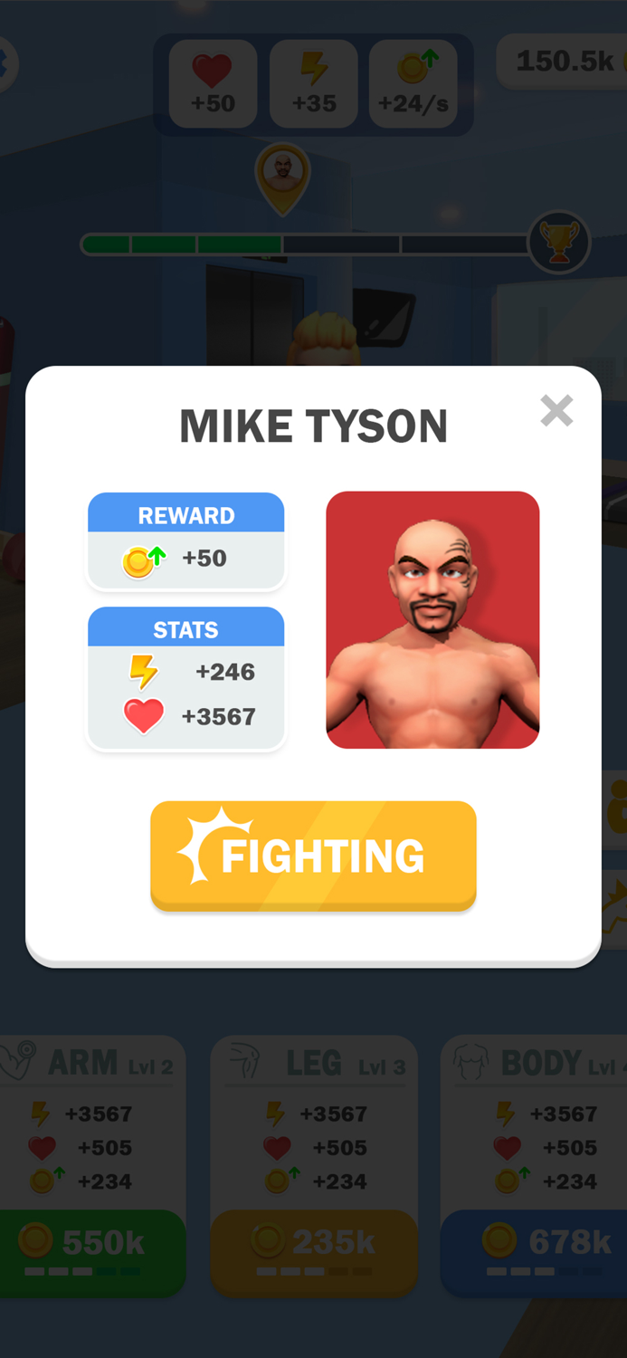 Idle Workout Slap Kings