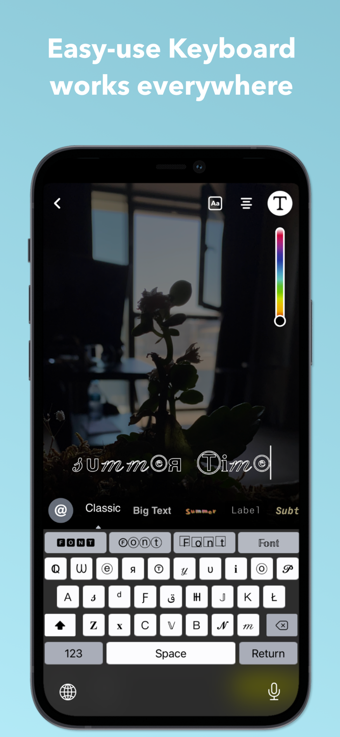 Fonts Keyboard for iPhone