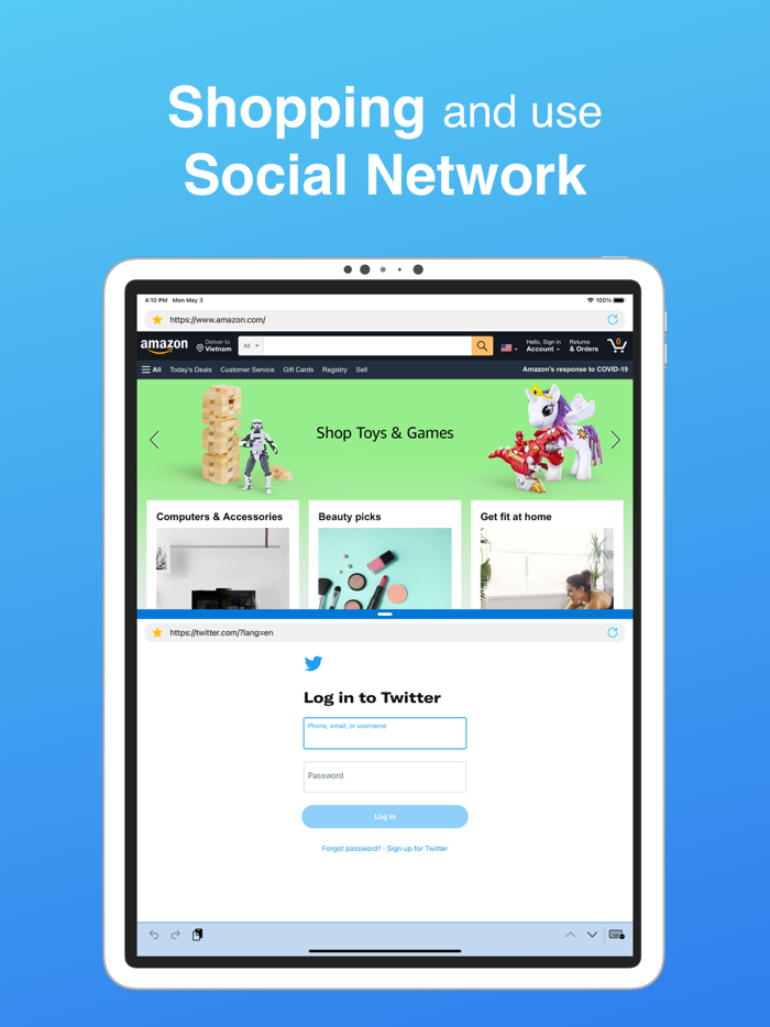 Split Screen - Dual display