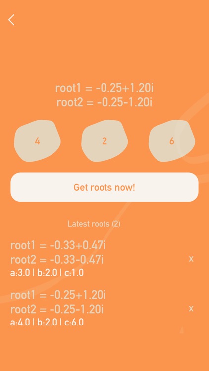 Calculator Quadratic Formula