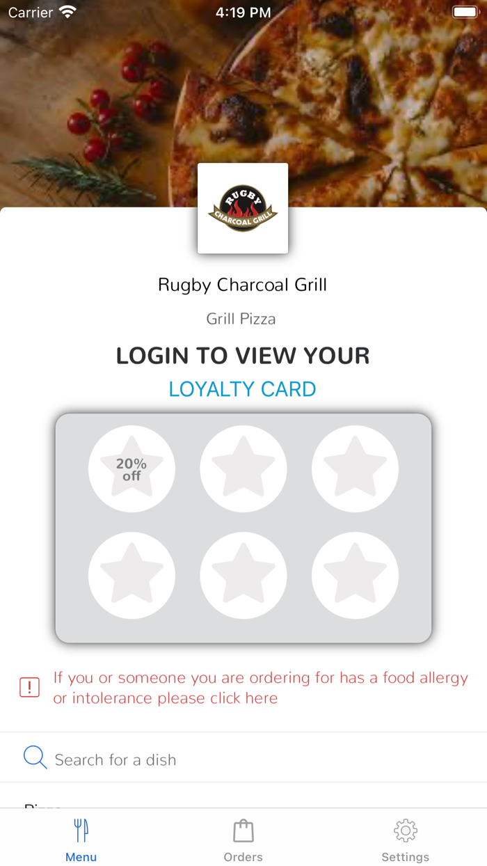 Rugby Charcoal Grill