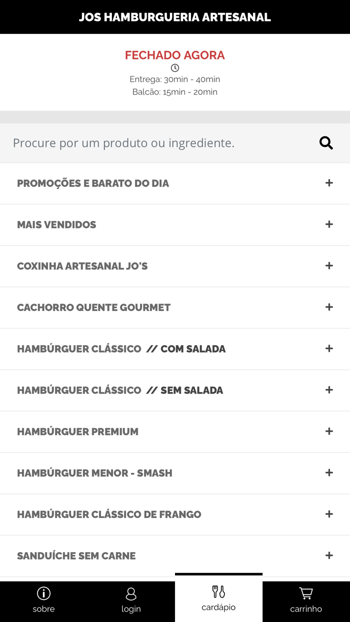 Jos Hamburgueria Artesanal