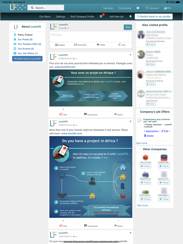 LoomFit African Network