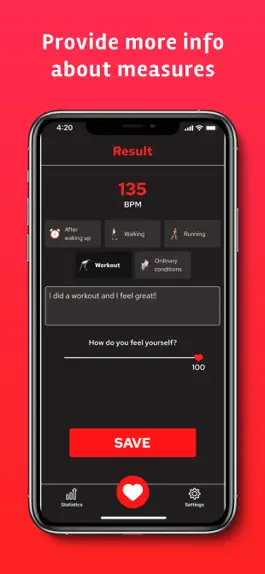 Game screenshot HeartRate App: monitor pulse apk