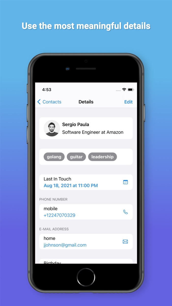 Networkers Keep in Touch