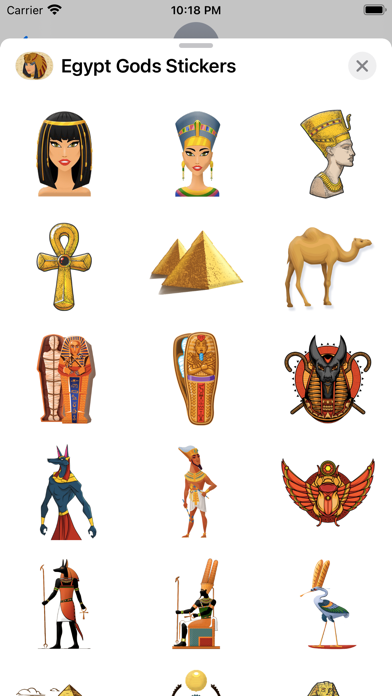 Egypt Gods Stickers screenshot 3
