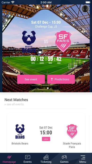 How to cancel & delete Stade Français Paris from iphone & ipad 1