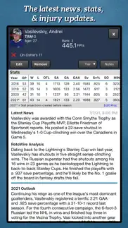 fantasy hockey draft kit '21 iphone screenshot 3