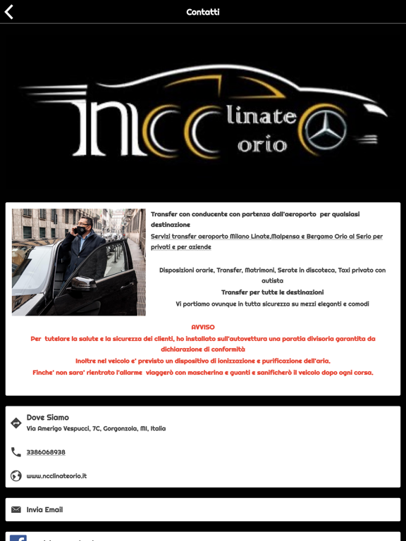 NCC Linate Orio screenshot 2