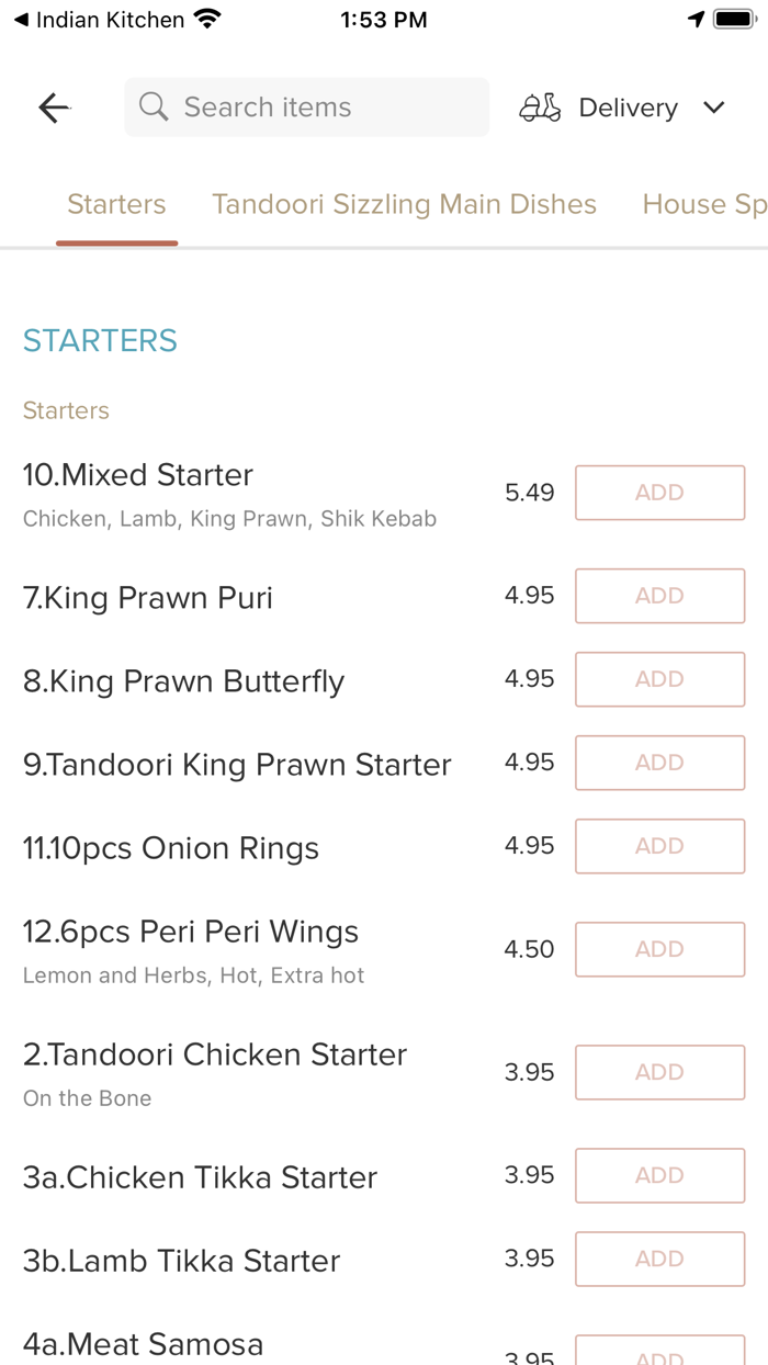 Indian Kitchen Takeaway.