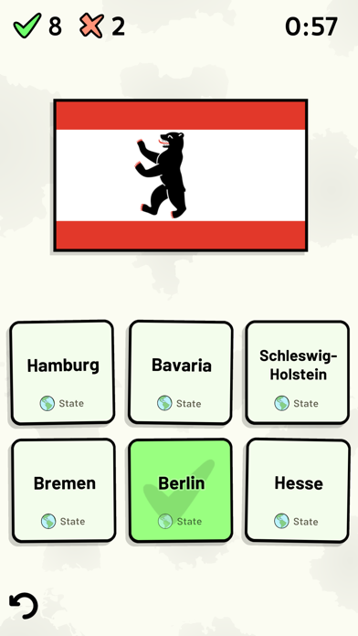 States of Germany Quiz screenshot 2