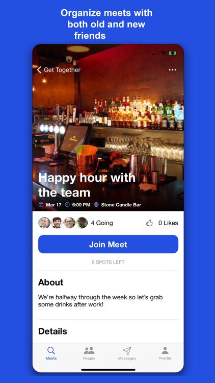 Meetups & Hangouts - Everspot