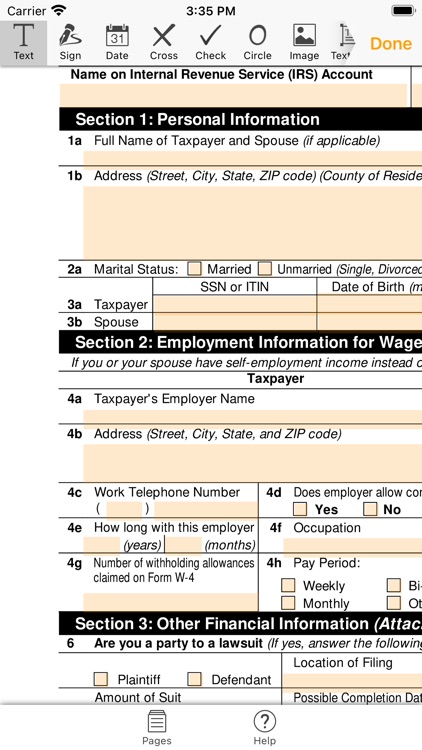 433A Form