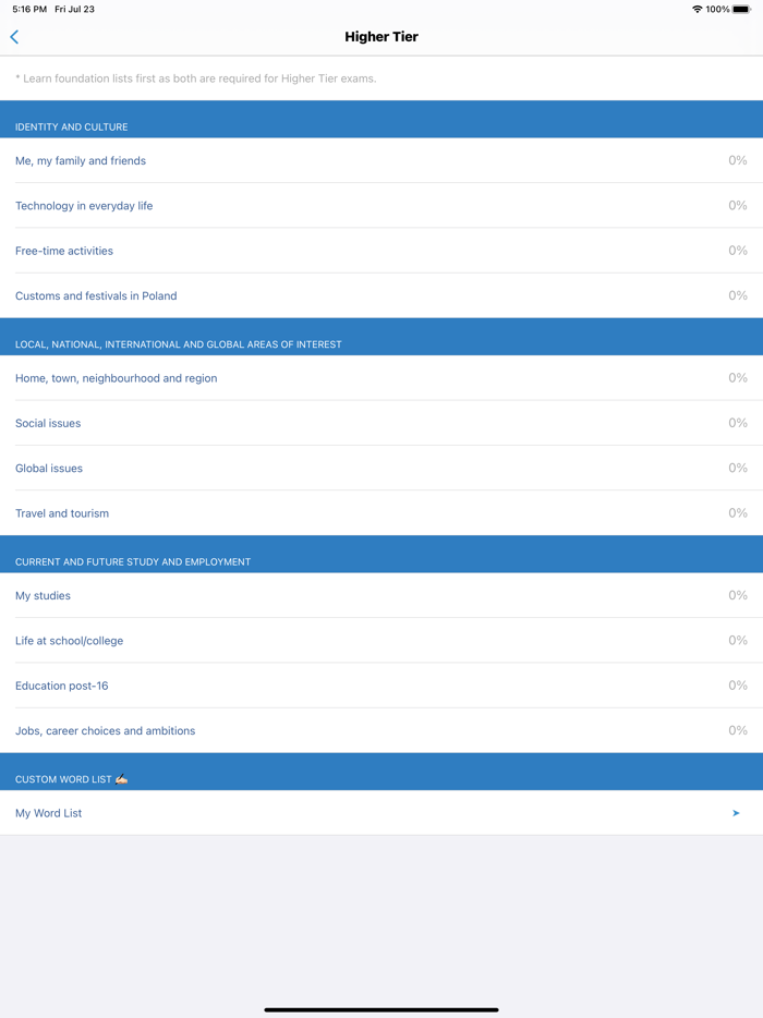 cRaMiT Polish GCSE Vocabulary