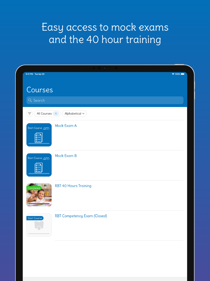 RBT training and study tools