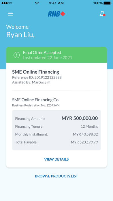 RHB Financing SME screenshot 4