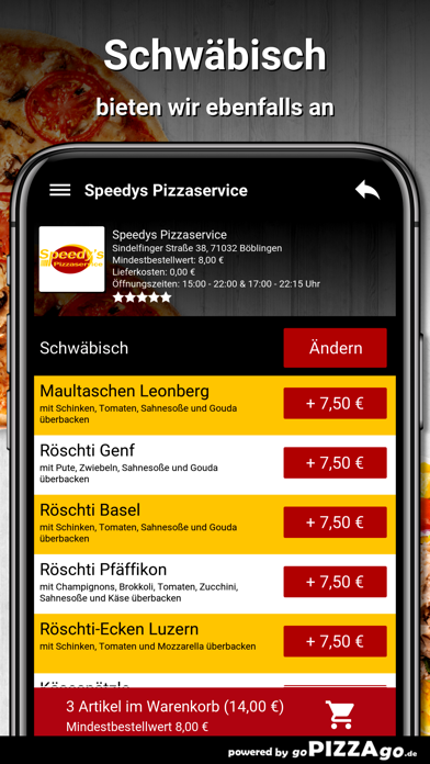 Speedys Pizzaservice Böblingen screenshot 6