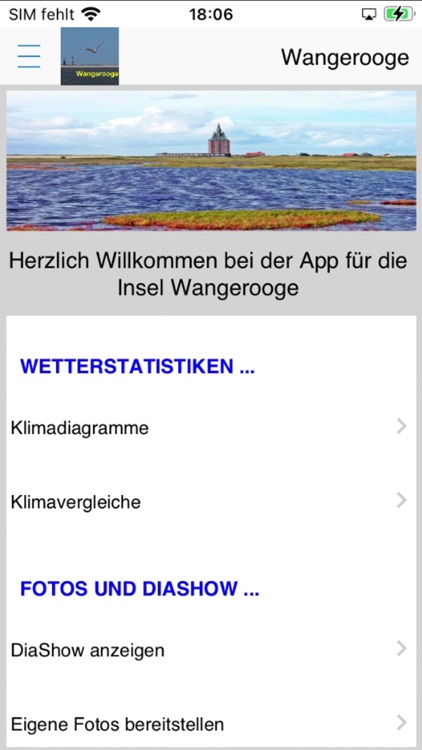 Wangerooge App für den Urlaub