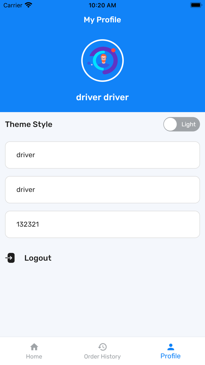 AFRICAN DELIVERY DRIVER