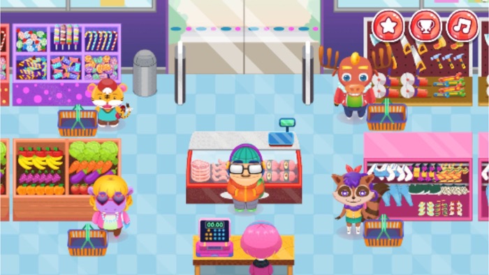 Funny Shopping Supermarket