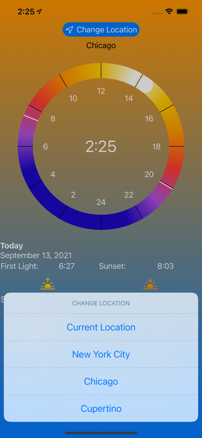 Solarium Sunrise and Sunset