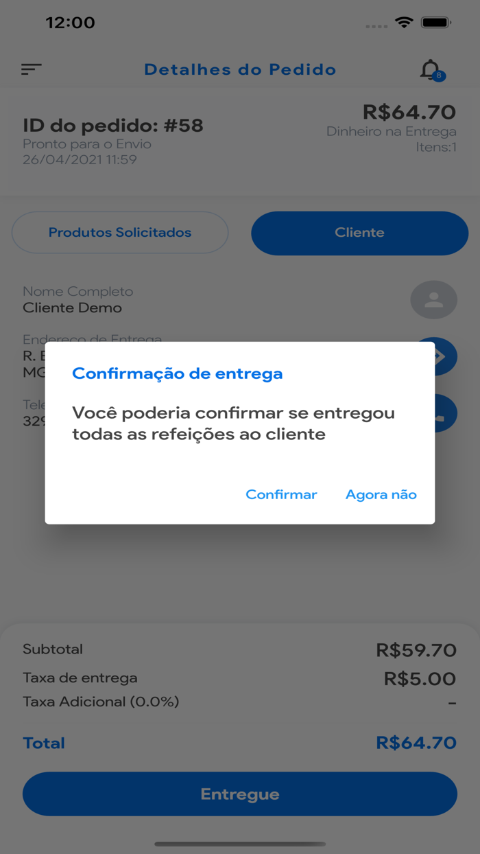 Now Delivery - Entregadores