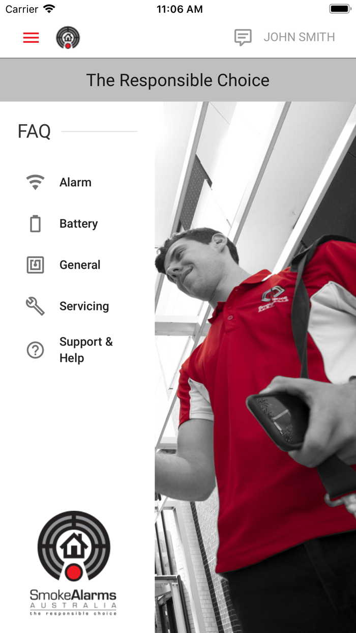 Smoke Alarms Tenant App AU