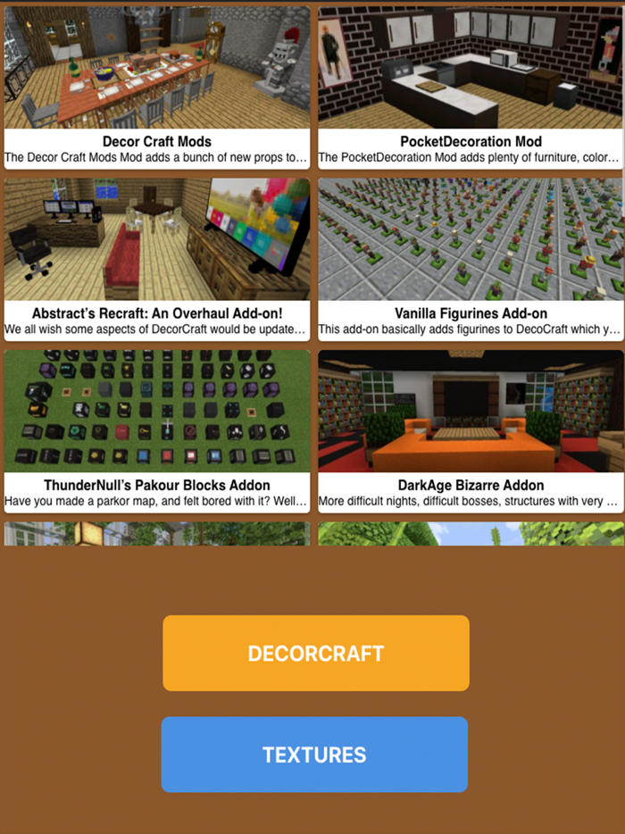 DecorCraft Mod for Minecraft