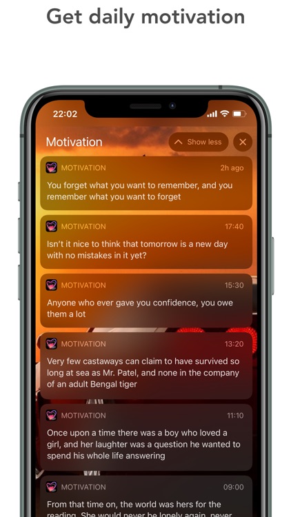 Motivation Daily Quotes Widget screenshot-4