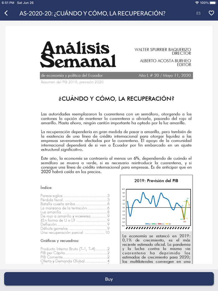 Análisis Semanal