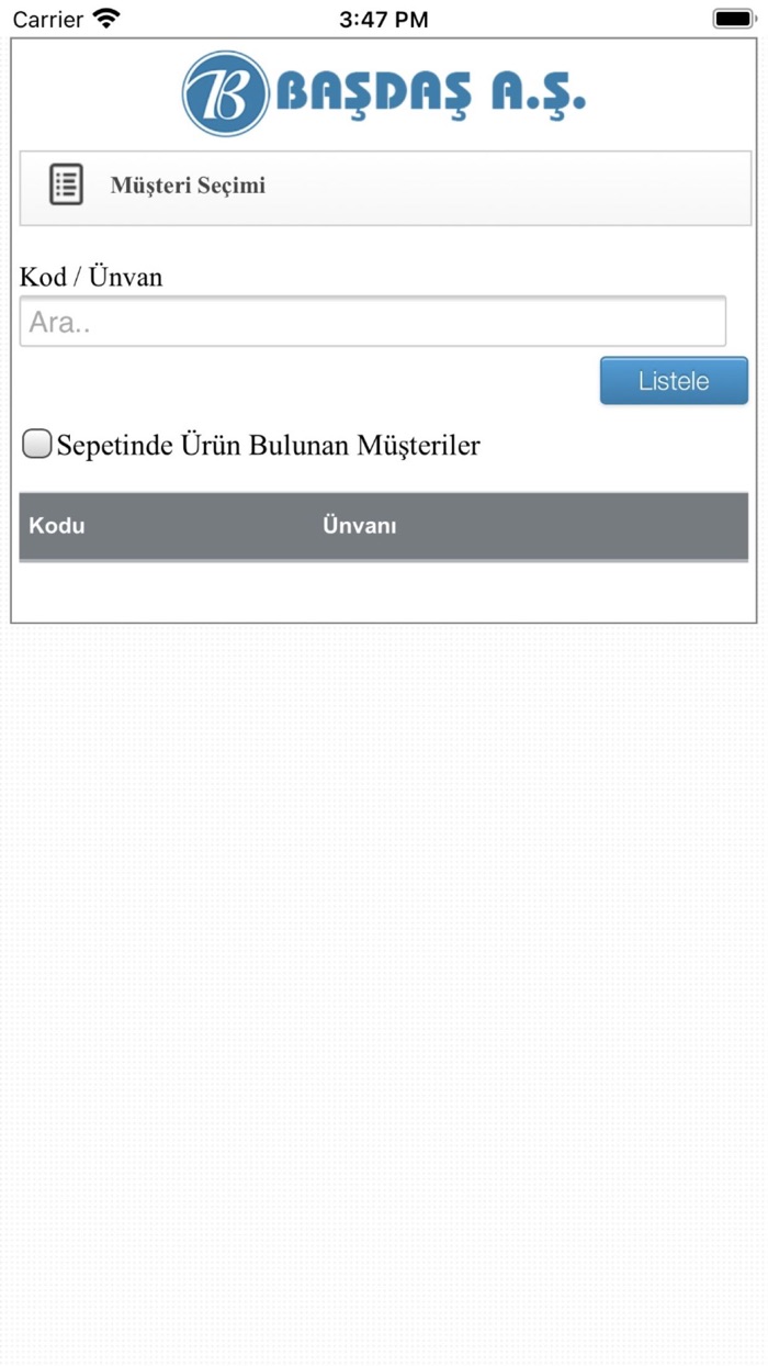 Başdaş Otomotiv B2B