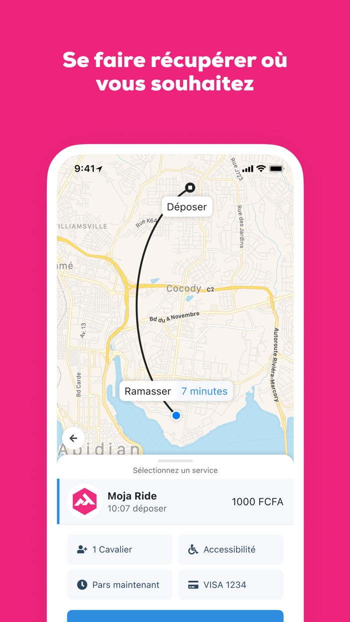 Moja Ride - Taxi et minibus